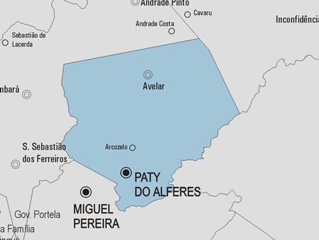 Kort af Annað að gera Alferes sveitarfélag