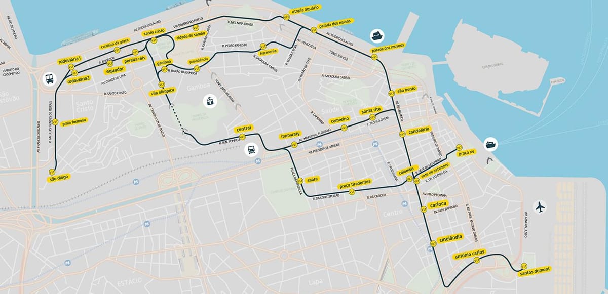Kort af HÚN Carioca Rio de Janeiro