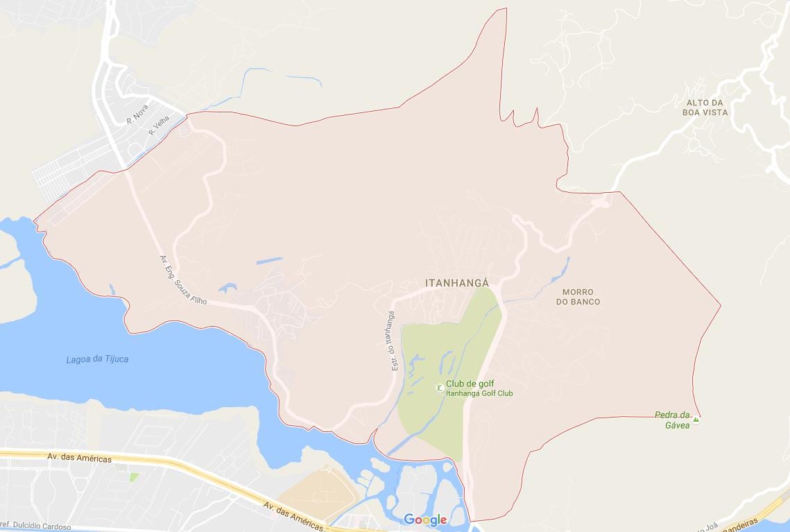 Kort af Itanhangá