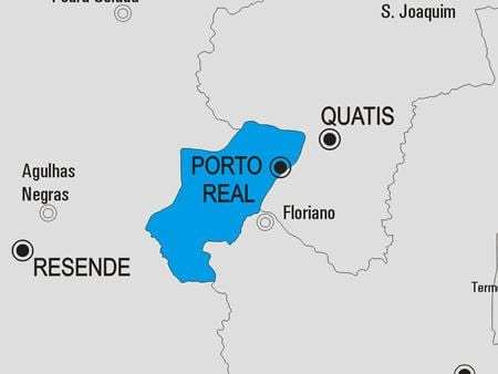 Kort af Porto Alvöru sveitarfélag
