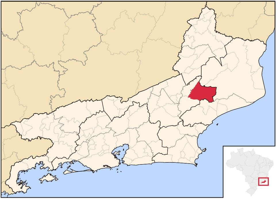 Kort af Santa Maria Madalena