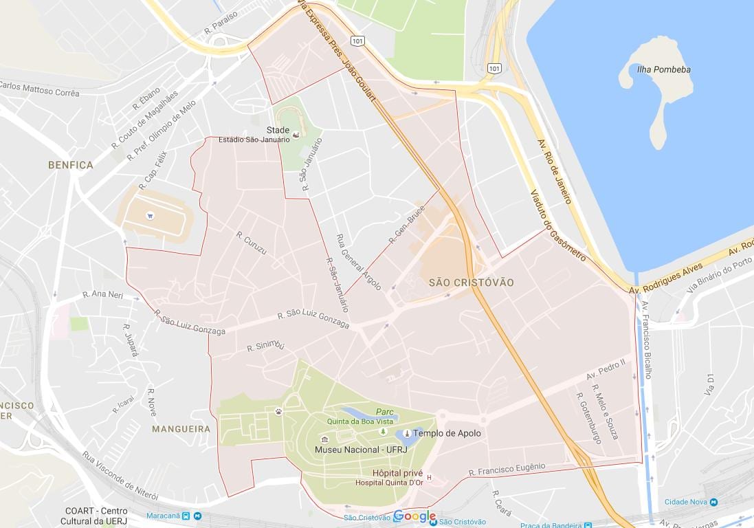 Kort af Sao Cristóvão