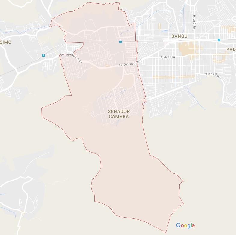 Kort af Senador Camará