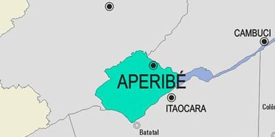Kort af Aperibé sveitarfélag