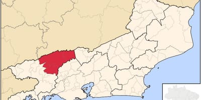Kort af Barra gera Piraí