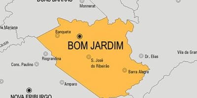 Kort af Bom Um sveitarfélag