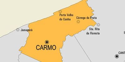 Kort af Cardoso Moreira sveitarfélag