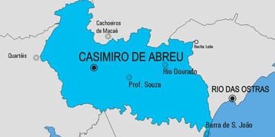 Kort af Carmo sveitarfélag