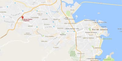 Kort af Engenhão