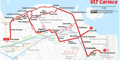 Kort af HÚN Rio de Janeiro