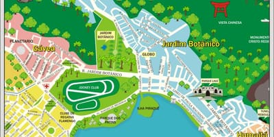 Kort af knapaklúbbnum Brasileiro