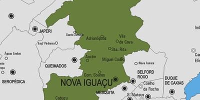 Kort af Nova Delhi sveitarfélag