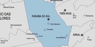 Kort af Paraíba luiz sveitarfélag