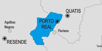 Kort af Porto Alvöru sveitarfélag
