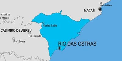 Kort af Rio de Janeiro sveitarfélag