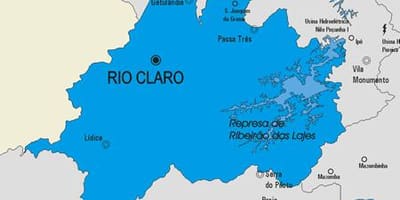 Kort af Rio Frá sveitarfélag