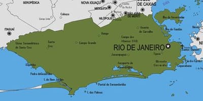Kort af Rio Venus sveitarfélag