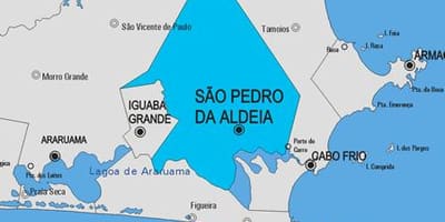 Kort af Sao Pedro da Village sveitarfélag