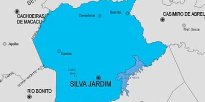 Kort af Silva Um sveitarfélag