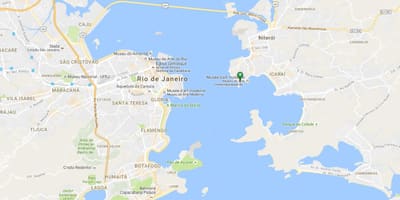 Kort af ströndinni Boa Viagem